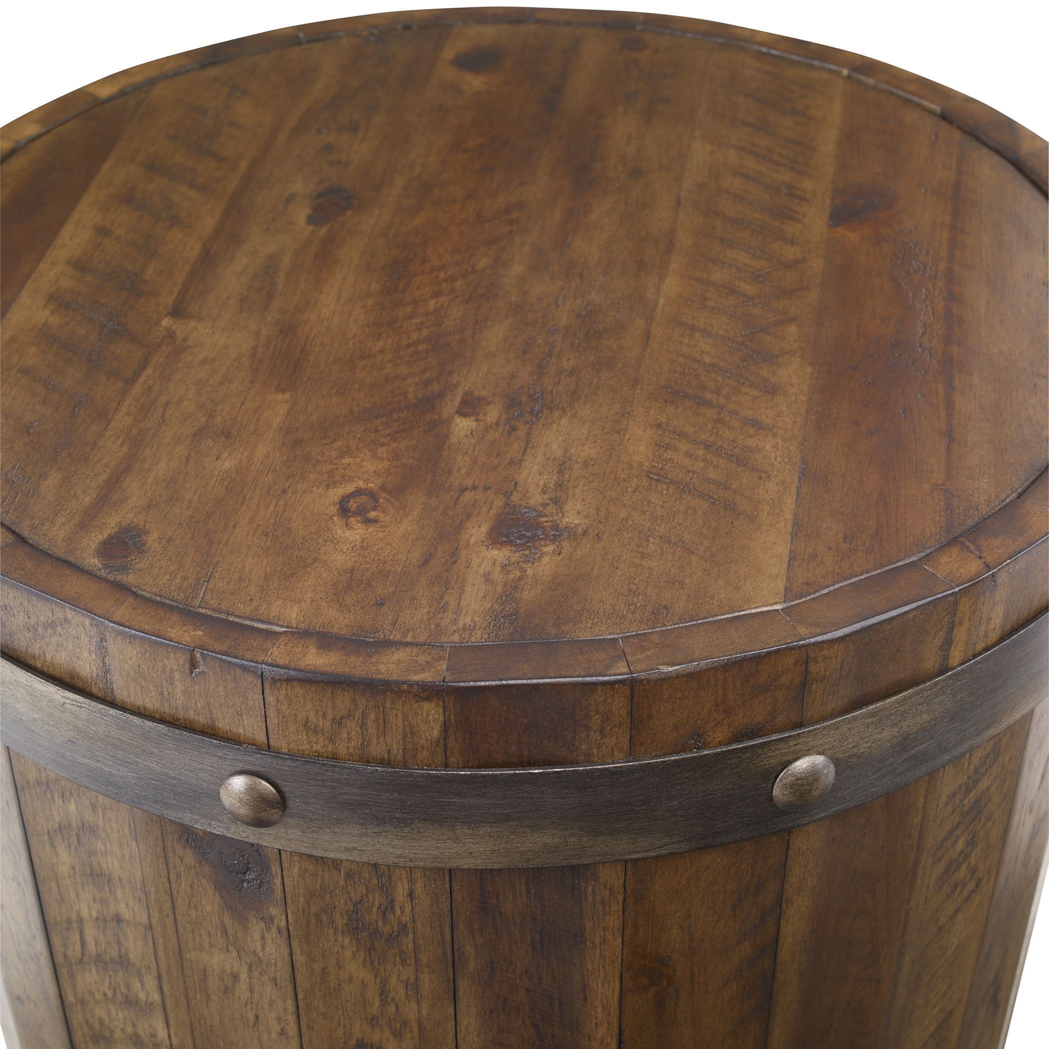 Barrel accent clearance table